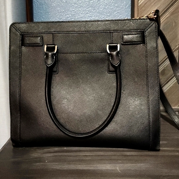 Michael Kors Large Black Saffiano Leather Satchel - Picture 2 of 4